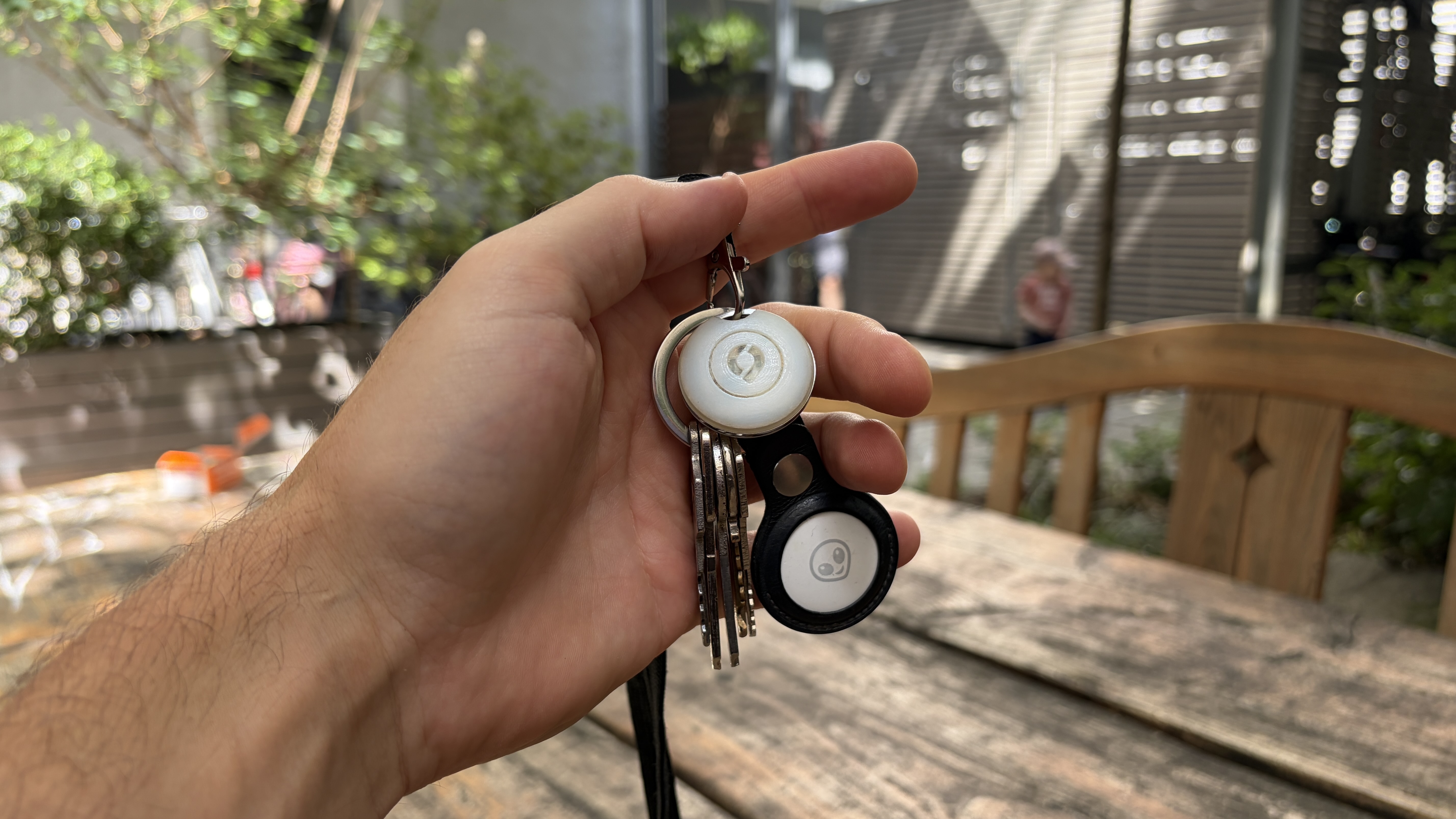 SafeNow Button griffbereit am Schlüsselbund